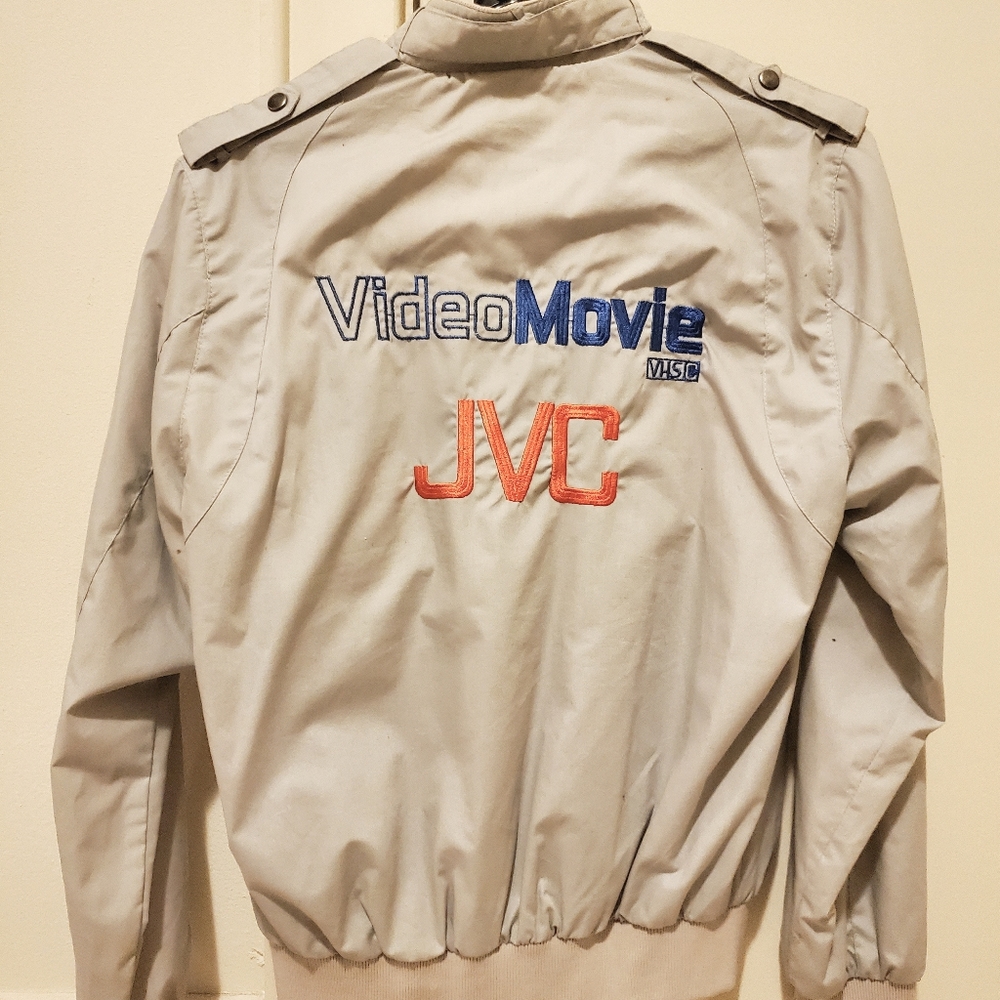 Vintage 80's "Members Only"-Style VHS Windbreaker